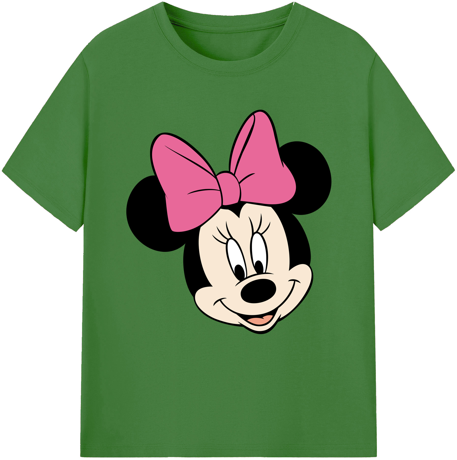 （画像用） ミッキーマウス Mickey Mouse レディースカジュアルプリントTシャツ（綿100％）